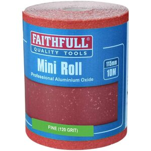 Faithfull Aluminium Oxide Sanding Paper Roll Red Heavy-Duty - Sandpaper Roll Faithfull Aluminium Oxide Sanding Paper Roll Red Heavy-Duty - Sandpaper Roll
