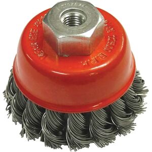 Faithfull M10 65mm Wire Cup Brush Twist Knot - Steel Faithfull M10 65mm Wire Cup Brush Twist Knot - Steel