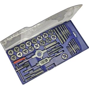 Faithfull Model FAITAPDSET39 - 39 Piece Metric Tap & Die Set - Blue Faithfull Model FAITAPDSET39 - 39 Piece Metric Tap & Die Set - Blue