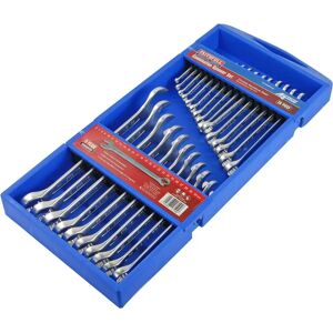 Faithfull Chrome Vanadium Comb Spanner Set - 25 Piece - Spanner Set Faithfull Chrome Vanadium Comb Spanner Set - 25 Piece - Spanner Set