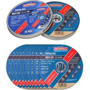 Faithfull 125mm Multi-Cut Thin Cutting Disc - Power Tool Accessory Faithfull 125mm Multi-Cut Thin Cutting Disc - Power Tool Accessory