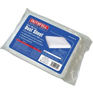 Faithfull FAIDSNW129 Non-Woven Dust Sheet - 3.6x2.4m Faithfull FAIDSNW129 Non-Woven Dust Sheet - 3.6x2.4m