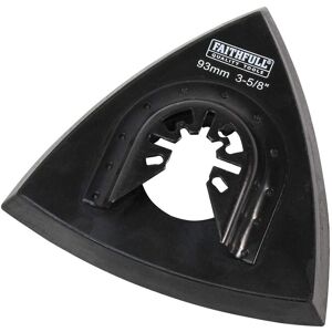 Faithfull Dreieckige Schleifpad - 93mm - Für Multitool Faithfull Dreieckige Schleifpad - 93mm - Für Multitool