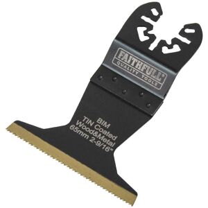 Faithfull Faithfull FAIMFBM65 Multi-Functional Tool - Bi-Metal Flush Cut TiN Coated Blade 65mm Faithfull Faithfull FAIMFBM65 Multi-Functional Tool - Bi-Metal Flush Cut TiN Coated Blade 65mm