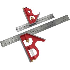 Faithfull Faithfull FAICS300TP Combination Square Twin Pack - Wood & Metal Faithfull Faithfull FAICS300TP Combination Square Twin Pack - Wood & Metal