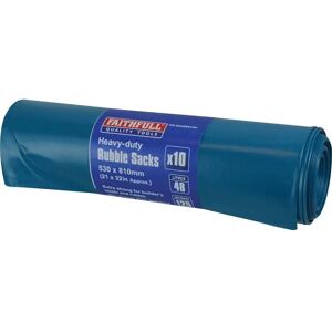 Faithfull FAIBAGRS10H Blue Heavy-Duty Rubble Sacks - 10 Faithfull FAIBAGRS10H Blue Heavy-Duty Rubble Sacks - 10