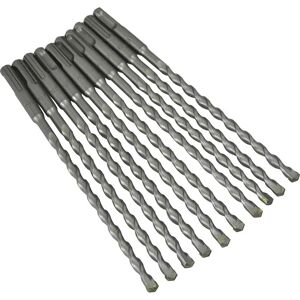 Faithfull FAISDS8210B SDS Plus Drill Bit - 8mm, 210mm, Pack of 10 - Drilling Tool Faithfull FAISDS8210B SDS Plus Drill Bit - 8mm, 210mm, Pack of 10 - Drilling Tool