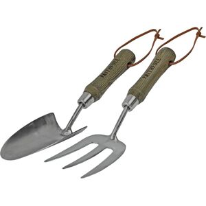 Faithfull Prestige Stainless Steel Hand Tool Set - Garden, 2-Piece, Display Box Faithfull Prestige Stainless Steel Hand Tool Set - Garden, 2-Piece, Display Box