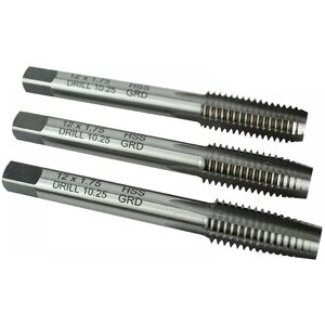 Faithfull M12 x 1.75 HSS Tap Set - 3 Piece Faithfull M12 x 1.75 HSS Tap Set - 3 Piece