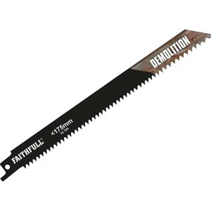 Faithfull S1122HF Bi-Metal Sabre Saw Blade - Demolition - 200mm Faithfull S1122HF Bi-Metal Sabre Saw Blade - Demolition - 200mm