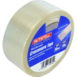 Faithfull Model 00025050TB6 Reinforced Crossweave Tape - Tape Faithfull Model 00025050TB6 Reinforced Crossweave Tape - Tape