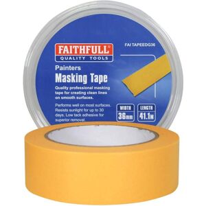 Faithfull Edge Masking Tape 36mm x 41.1m - Masking Tape Faithfull Edge Masking Tape 36mm x 41.1m - Masking Tape