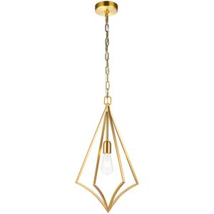 Feiss Nico Burnished Brass Pendant Light - Ceiling Fixture Feiss Nico Burnished Brass Pendant Light - Ceiling Fixture