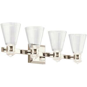 Applique da parete Kichler Kayva - LED Dimmerabile - Nichel Lucido - 3000K - IP44 Applique da parete Kichler Kayva - LED Dimmerabile - Nichel Lucido - 3000K - IP44