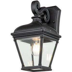Elstead Bayview Outdoor Wall Lantern - Black, Georgian Style Elstead Bayview Outdoor Wall Lantern - Black, Georgian Style