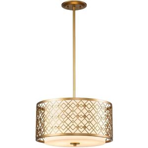 Elstead Ziggy 2 Light Gold Ceiling Pendant - Ceiling Light Elstead Ziggy 2 Light Gold Ceiling Pendant - Ceiling Light