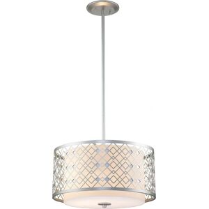 Elstead Ziggy 2 Light Silver Ceiling Pendant - Ceiling Pendant Elstead Ziggy 2 Light Silver Ceiling Pendant - Ceiling Pendant