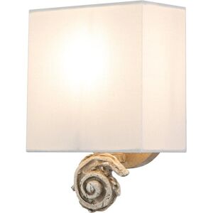 Flambeau Swirl White Wall Light - Wall Lamp Flambeau Swirl White Wall Light - Wall Lamp