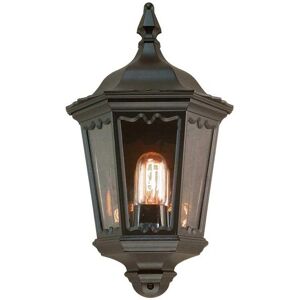 Elstead Lighting Medstead Steel Outdoor Wall Lantern - IP43, E27 Elstead Lighting Medstead Steel Outdoor Wall Lantern - IP43, E27