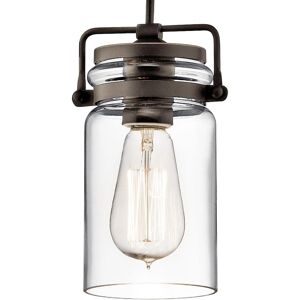 Elstead Kichler Brinley Vintage Ceiling Pendant - Olde Bronze, Clear Glass Elstead Kichler Brinley Vintage Ceiling Pendant - Olde Bronze, Clear Glass