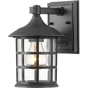 Hinkley Freeport Outdoor Wall Light - Weather Resistant Composite, Clear Seeded Glass, E27 Hinkley Freeport Outdoor Wall Light - Weather Resistant Composite, Clear Seeded Glass, E27