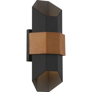 Quoizel Chasm Outdoor Wall Lamp - Black IP44 - 3000K Quoizel Chasm Outdoor Wall Lamp - Black IP44 - 3000K