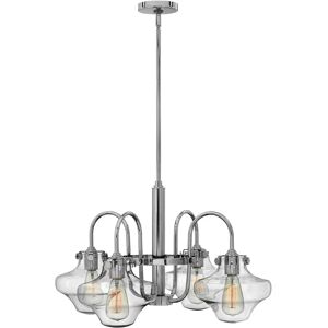 Elstead Congress Multi Arm Chandelier - Vintage Chrome - Chandelier Elstead Congress Multi Arm Chandelier - Vintage Chrome - Chandelier