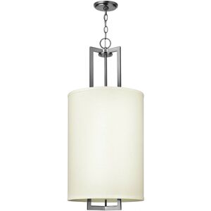 Elstead Hampton Pendant Light - Cylindrical, Antique Nickel, 3 Bulbs Elstead Hampton Pendant Light - Cylindrical, Antique Nickel, 3 Bulbs