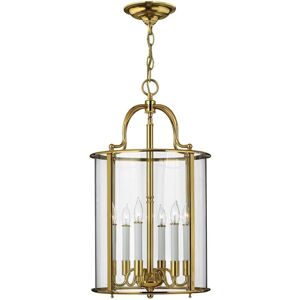 Hinkley Gentry Brass Pendant Lamp - E14, 6 Bulbs Hinkley Gentry Brass Pendant Lamp - E14, 6 Bulbs