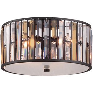 Elstead Lighting Gemma 3 Light Flush Ceiling Fitting - Ceiling Light Elstead Lighting Gemma 3 Light Flush Ceiling Fitting - Ceiling Light