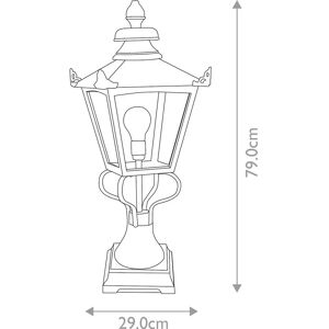 Elstead Lighting Grampian Outdoor Pedestal Lantern - IP23 Elstead Lighting Grampian Outdoor Pedestal Lantern - IP23