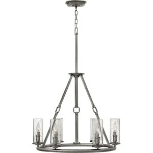 Elstead Lighting Dakota Lampadario a 6 luci Finitura Nichel Antico - Lampadario Elstead Lighting Dakota Lampadario a 6 luci Finitura Nichel Antico - Lampadario