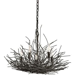 Lampadario a Sospensione Organique di Elstead, 5 Luci Lampadario a Sospensione Organique di Elstead, 5 Luci