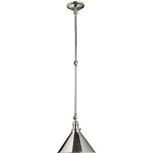 Elstead Provence Wall Ceiling Light - E27, Polished Nickel Elstead Provence Wall Ceiling Light - E27, Polished Nickel