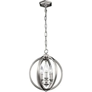 Elstead Lighting Corinne 3 Light Small Spherical Ceiling Pendant - Ceiling Pendant Elstead Lighting Corinne 3 Light Small Spherical Ceiling Pendant - Ceiling Pendant