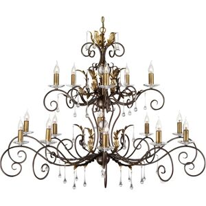 Elstead Lighting Amarilli 15 Light Candle Chandelier - Candle Chandelier Elstead Lighting Amarilli 15 Light Candle Chandelier - Candle Chandelier