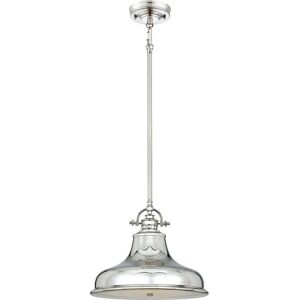 Elstead Silver Ceiling Pendant - Industrial Style, Adjustable, Vintage Elstead Silver Ceiling Pendant - Industrial Style, Adjustable, Vintage