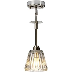 Netlighting Agatha Nickel Brushed 1 Light Ceiling Pendant - Ceiling Pendant Light Netlighting Agatha Nickel Brushed 1 Light Ceiling Pendant - Ceiling Pendant Light