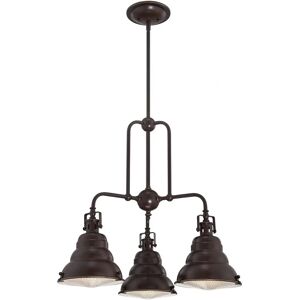 Elstead Eastvale Pendant Light - Vintage Palladian Bronze, E27, 3 Bulbs Elstead Eastvale Pendant Light - Vintage Palladian Bronze, E27, 3 Bulbs