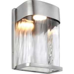 Netlighting Bennie LED Wall Light - Small Brushed Steel - IP44 Netlighting Bennie LED Wall Light - Small Brushed Steel - IP44