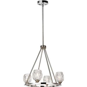 Elstead Rubin 4-Light Polished Nickel Chandelier - Product Type Elstead Rubin 4-Light Polished Nickel Chandelier - Product Type