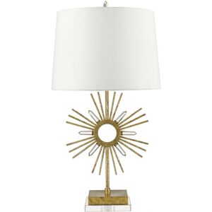 Elstead - Lampa stołowa Sun King - Postarzany złoto - Lampa stołowa Elstead - Lampa stołowa Sun King - Postarzany złoto - Lampa stołowa