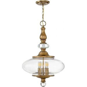 Elstead Heritage Brass 5-Light Ceiling Pendant - Wexley Elstead Heritage Brass 5-Light Ceiling Pendant - Wexley