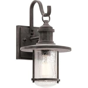 Kichler Riverwood Outdoor Wall Light - Rustic Zinc - IP44 Kichler Riverwood Outdoor Wall Light - Rustic Zinc - IP44