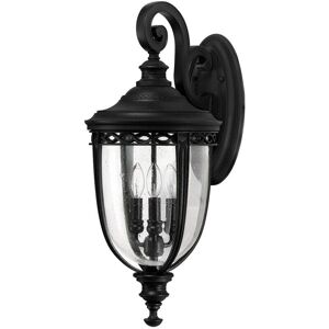 Feiss Black Outdoor Wall Lantern 3 Bulb IP44 - Wall Lantern Feiss Black Outdoor Wall Lantern 3 Bulb IP44 - Wall Lantern