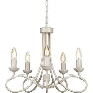 Elstead Lighting Olivia 5 Light Chandelier Ivory Gold Finish - Chandelier Elstead Lighting Olivia 5 Light Chandelier Ivory Gold Finish - Chandelier