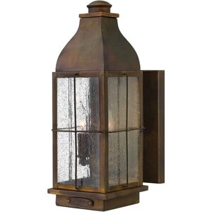 Hinkley Bingham Medium Cast Brass Wall Lantern - Outdoor Sienna Light Hinkley Bingham Medium Cast Brass Wall Lantern - Outdoor Sienna Light