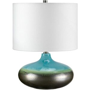 Netlighting Laguna Small Table Lamp - Turquoise & Graphite - E27 - UK Netlighting Laguna Small Table Lamp - Turquoise & Graphite - E27 - UK