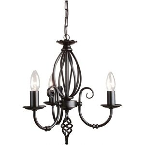 Elstead Artisan Black 3 Light Ceiling Fitting - Ceiling Light Fixture Elstead Artisan Black 3 Light Ceiling Fitting - Ceiling Light Fixture