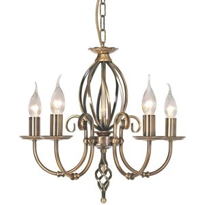 Elstead Lighting Artisan 5 Light Chandelier - Chandelier Elstead Lighting Artisan 5 Light Chandelier - Chandelier